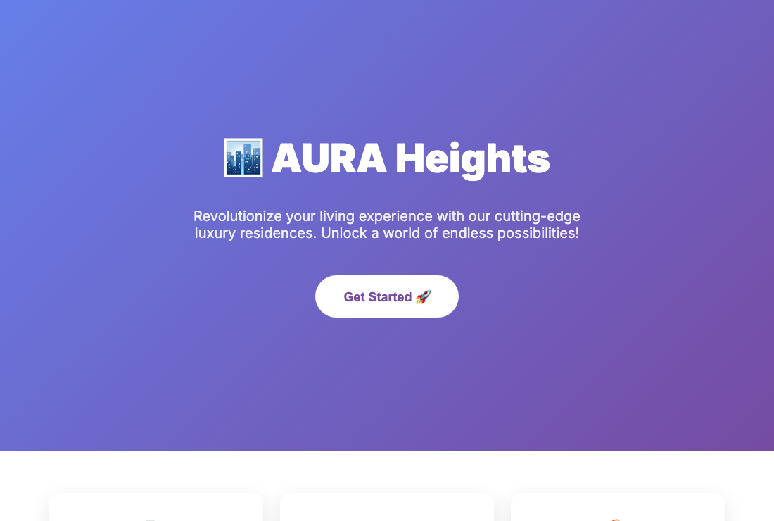 AURA Heights without the skill